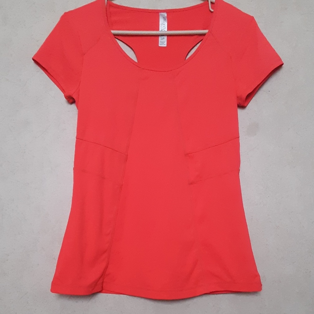 Vasana Yoga bright coral t shirt